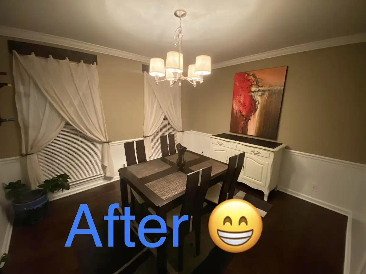 Professional dining room restoration after water damage in Midland Park